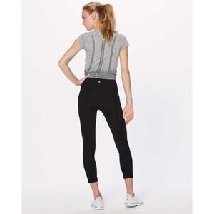 Lululemon All The Right Places Crop II *23"Black Size 8